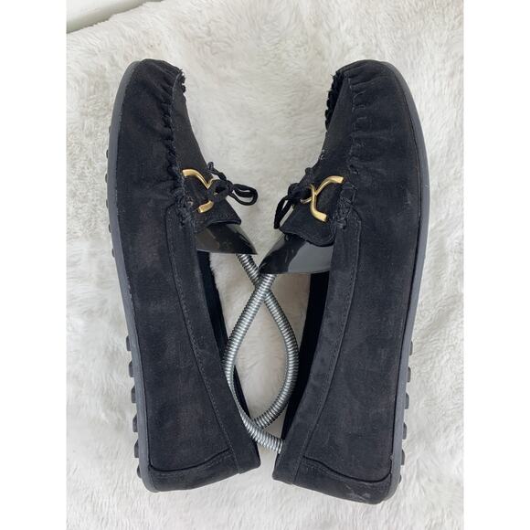 Alex Flex Comfort Women’s Flats Black Suede Size 10W - Picture 5 of 8